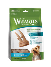 Load image into Gallery viewer, Whimzees Small Antler Value Bag (24pc)