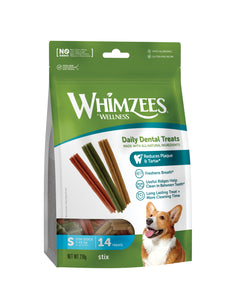 Whimzees Small/Medium Stix Weekly Value Bag