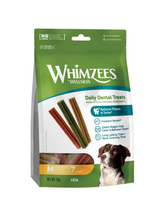 Whimzees Small/Medium Stix Weekly Value Bag
