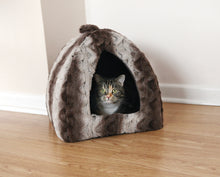 Load image into Gallery viewer, Rosewood Grey Cream Snuggle Plush Pyramid (40cm)