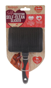 Salon Grooming Self-Cleaning Slicker Brush