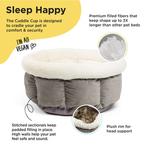 Best Friends by Sheri Cuddle Cup Ilan Dog & Cat Bed