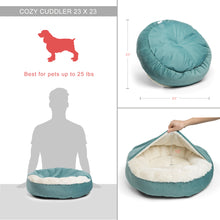 Load image into Gallery viewer, Best Friends by Sheri Cozy Cuddler Ilan Dog &amp; Cat Bed