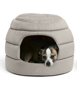 Best Friends by Sheri Honeycomb Ilan Hut Cuddler Dog & Cat Bed