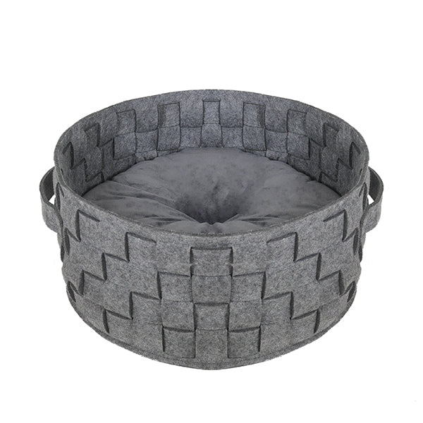 Rosewood Silver Felt & Fur Plaited (43cm x 43cm) – McMac Pet SA
