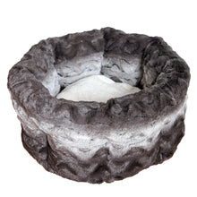 Load image into Gallery viewer, Rosewood Grey &amp; Cream Snuggle Plush Round