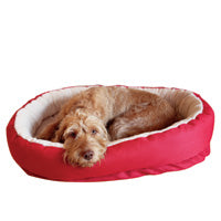 Load image into Gallery viewer, Rosewood Red Orthopaedic Bed