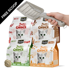 Load image into Gallery viewer, Kit Cat 2nd Chance Cat Litter 2.5kg + FREE Litter Scoop
