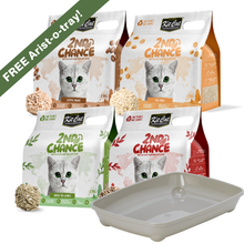 Load image into Gallery viewer, Kit Cat 2nd Chance Cat Litter 2.5kg + FREE Arist-o-tray