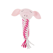 Load image into Gallery viewer, Pig in a Blanket Rope Cat Toy