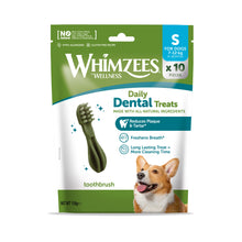 Load image into Gallery viewer, Whimzees Small Toothbrush Discovery Bag (10 pc)