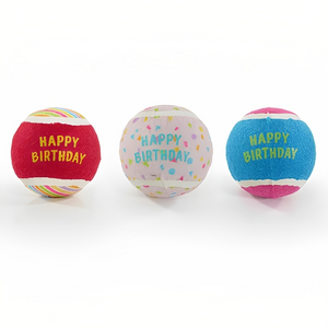 Rosewood Jolly Doggy Birthday Balls Trio – McMac Pet SA