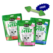 Load image into Gallery viewer, Kit Cat BreathBites (60g) Bundle + FREE Dental Mint Stick