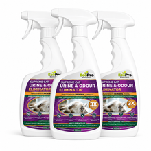 Load image into Gallery viewer, EcoPro Supreme Cat Urine &amp; Odour Eliminator - Bulk Deal (500ml x 3) (Copy)
