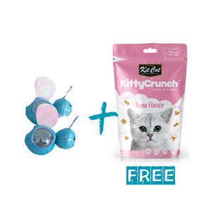 Petstages Firefly Treat Stuffer+ FREE Kitty Crunch