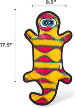 Load image into Gallery viewer, Outward Hound Durablez Gecko 2 sqk Orange/Pink