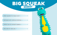Load image into Gallery viewer, Outward Hound Big Squeak Dino MD