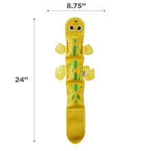 Load image into Gallery viewer, Outward Hound Fire Biterz Lizard Yellow LG