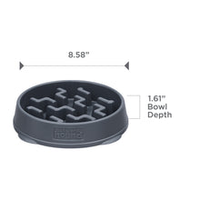 Load image into Gallery viewer, Outward Hound Fun Feeder Notch Carbon Slo Bowl