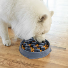 Load image into Gallery viewer, Outward Hound Fun Feeder Notch Carbon Slo Bowl