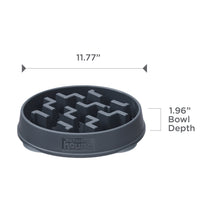 Load image into Gallery viewer, Outward Hound Fun Feeder Notch Carbon Slo Bowl