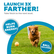 Load image into Gallery viewer, Outward Hound Launch A Ball Squeak Turquoise