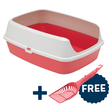 Load image into Gallery viewer, Maryloo Litter Tray with Rim Large + FREEE Matching Handy Scoop