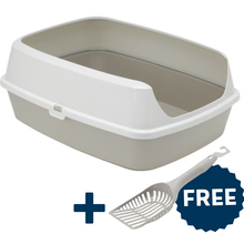 Load image into Gallery viewer, Maryloo Litter Tray with Rim Large + FREEE Matching Handy Scoop