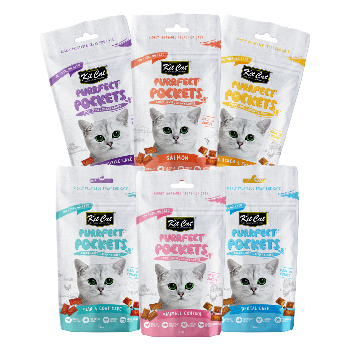 Kit Cat Purrfect Pockets (60g) – McMac Pet SA