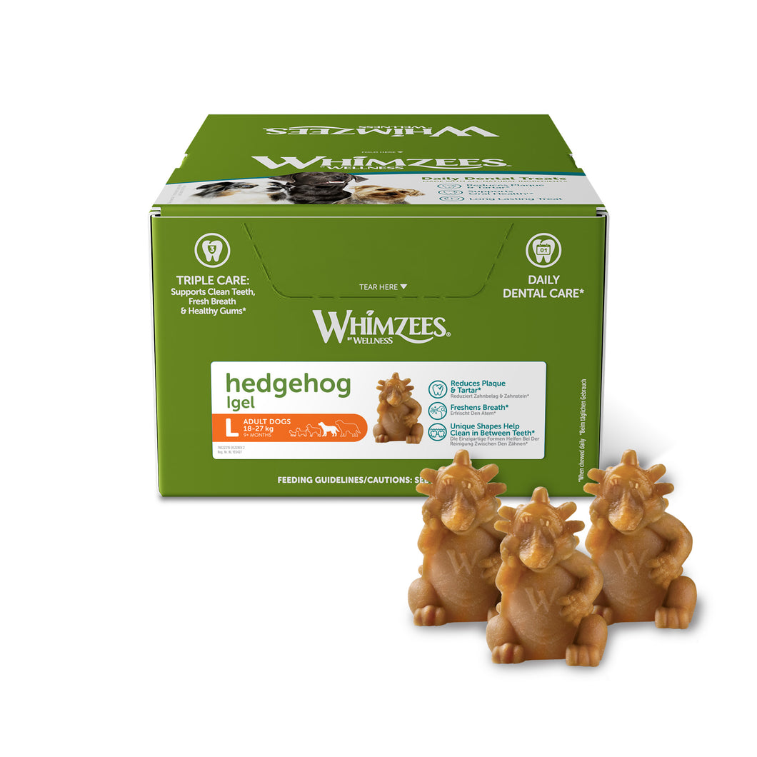 Whimzees Large Hedgehog Display Box (30pc)