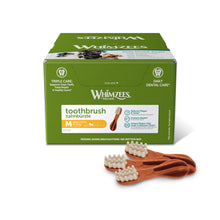 Load image into Gallery viewer, Whimzees Medium Toothbrush Display Box (75pc)