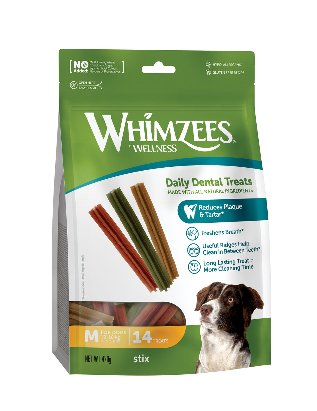Whimzees Medium Stix Value Bag (14pc)