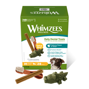 Whimzees Medium Variety Value Box (28pc)