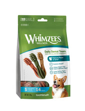 Load image into Gallery viewer, Whimzees Small Toothbrush Weekly Value Bag (14pc)
