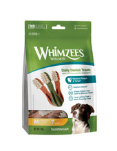 Load image into Gallery viewer, Whimzees Small Toothbrush Weekly Value Bag (14pc)