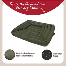 Load image into Gallery viewer, Rosewood Water-Resistant Crate Dog Mattress Large