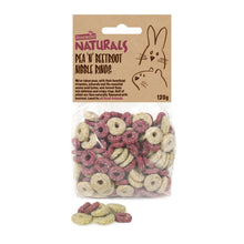 Load image into Gallery viewer, Package of Rosewood Naturals Pea 'N' Beetroot Nibble Rings for pets on a white background