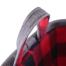 Load image into Gallery viewer, Rosewood Buffalo Check Toy Basket
