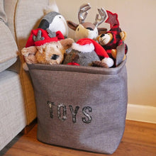 Load image into Gallery viewer, Rosewood Buffalo Check Toy Basket