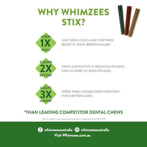 Whimzees Small Stix Value Bag (28pc)