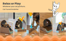 Load image into Gallery viewer, Catstages Cat Tunnel Scratcher