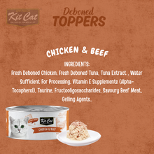 Load image into Gallery viewer, Kit Cat Deboned Toppers - Chicken Variants (80g)