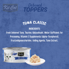 Load image into Gallery viewer, Kit Cat Deboned Toppers - Tuna Variants (80g)