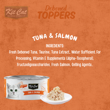 Load image into Gallery viewer, Kit Cat Deboned Toppers - Tuna Variants (80g)