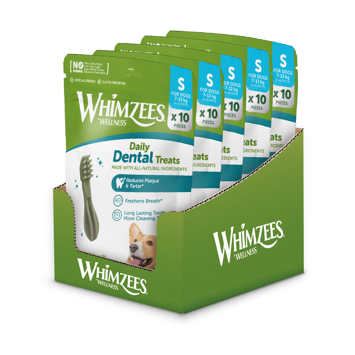 Whimzees Small Toothbrush Discovery Bag (10 pc) – McMac Pet SA