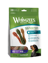 Load image into Gallery viewer, Whimzees X-Small Toothbrush Value Bag (48pc)