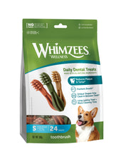 Load image into Gallery viewer, Whimzees Small Toothbrush Value Bag (24pc)