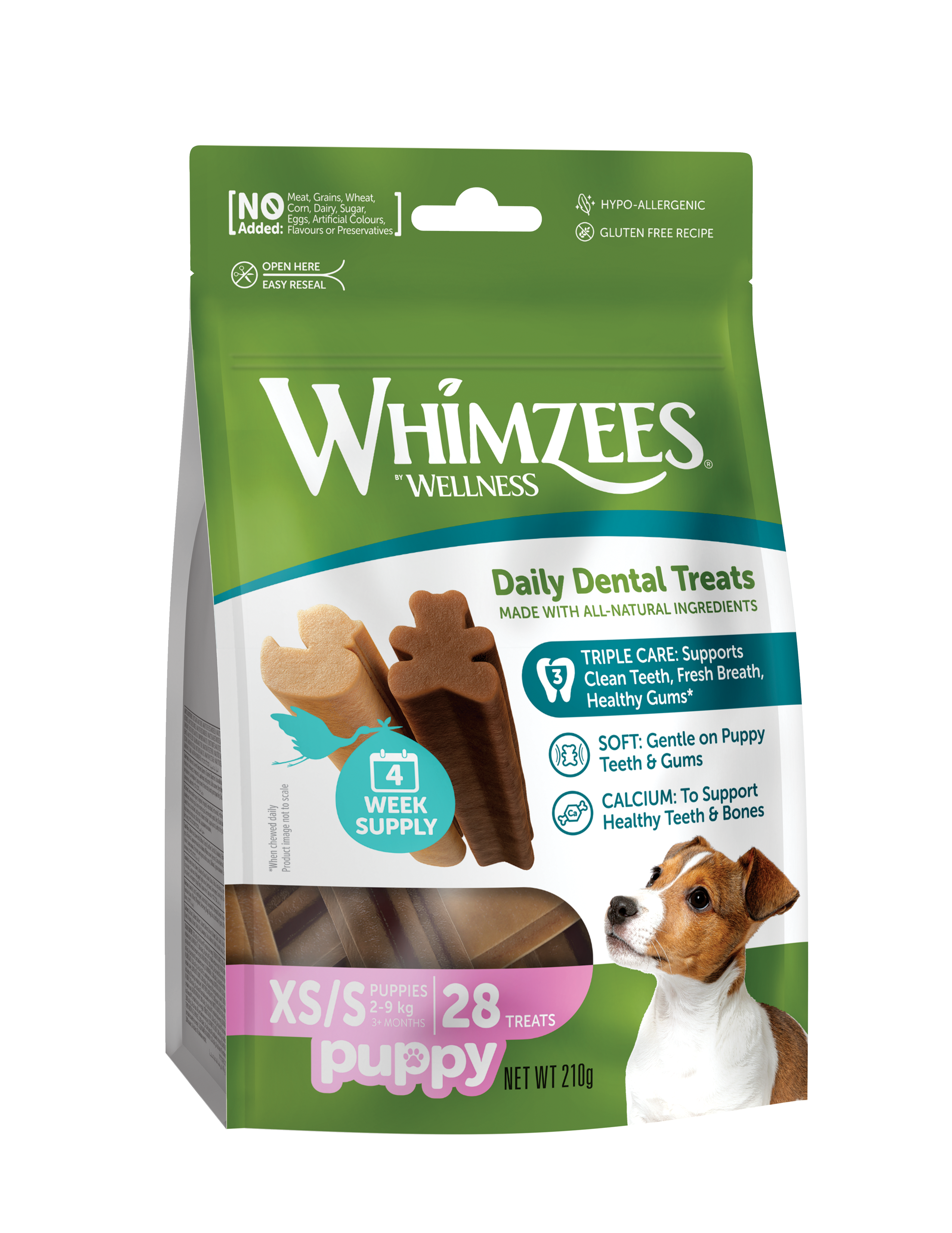 Whimzees X-Small/Small Puppy Value Bag (28pc) – McMac Pet SA