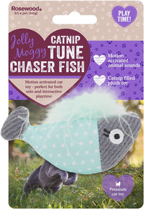 Jolly Moggy Catnip Tune Chaser Fish