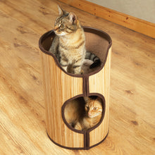 Load image into Gallery viewer, Bamboo Cat Tower (Showroom Stock)